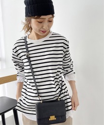 Spick & Span | 【MEYAME/メヤメ】 ボーダーダブル ロングスリーブ TEE(Tシャツ/カットソー)
