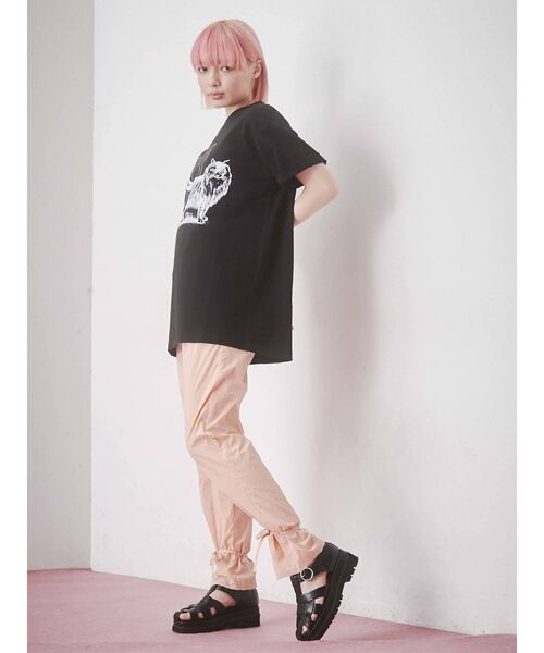 merry jenny（メリージェニー）の「【WEB限定】walk CAT Tee（Tシャツ/カットソー・レディース・ブラック/オフホワイト/ブルー・FREE）」の12枚目の写真