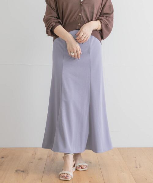 ITEMS URBANRESEARCH(アイテムズ アーバンリサーチ)の「『UR TECH ひやサラクール』AIRDRY フレアスカート(スカート・レディース・ベージュ系その他/スミクロ/ブルー・FREE)」の1枚目の写真