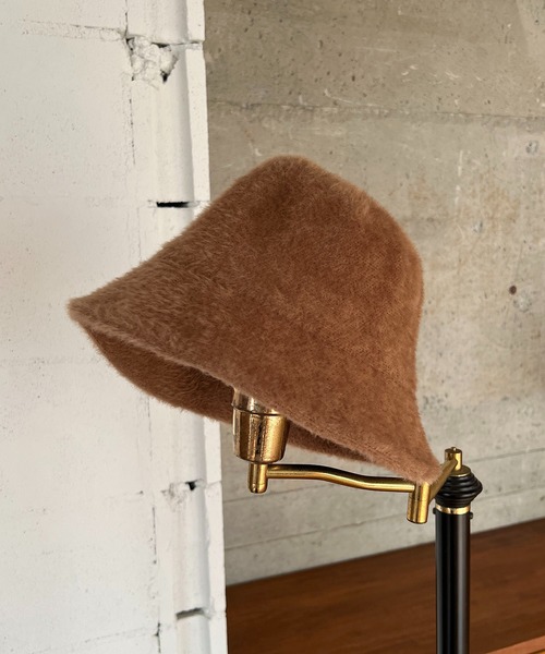 CAPRICIEUX LE'MAGE（カプリシューレマージュ）の「シャギーハット（ハット・レディース・ブラック/オフホワイト/キャメル・FREE）」の7枚目の写真