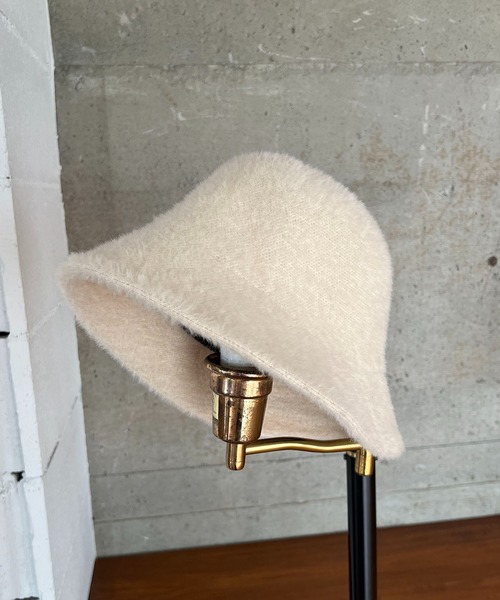 CAPRICIEUX LE'MAGE（カプリシューレマージュ）の「シャギーハット（ハット・レディース・ブラック/オフホワイト/キャメル・FREE）」の9枚目の写真