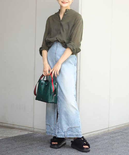 SLOBE IENA(スローブイエナ)の「【PETA+JAIN/ペタアンドジェーン 】MIRANDA ショルダーバッグ(ショルダーバッグ・レディース・ブラック/グリーン・FREE)」の17枚目の写真