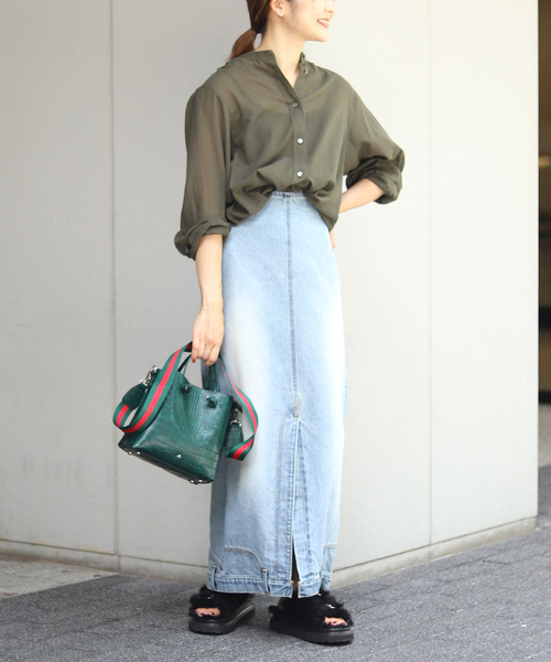 SLOBE IENA(スローブイエナ)の「【PETA+JAIN/ペタアンドジェーン 】MIRANDA ショルダーバッグ(ショルダーバッグ・レディース・ブラック/グリーン・FREE)」の6枚目の写真
