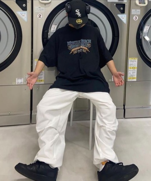 WEGO（ウィゴー）の「WEGO/スノーパンツ（カーゴパンツ・メンズ・ブルー/ブラック/カーキ/ホワイト/レッド・MEDIUM/LARGE）」の7枚目の写真