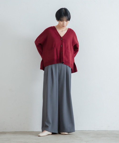 LEPSIM（レプシィム）の「タックワイドパンツ　353687（その他パンツ・レディース・ブラック/グレー/ブルー/ブラウン・FREE）」の6枚目の写真