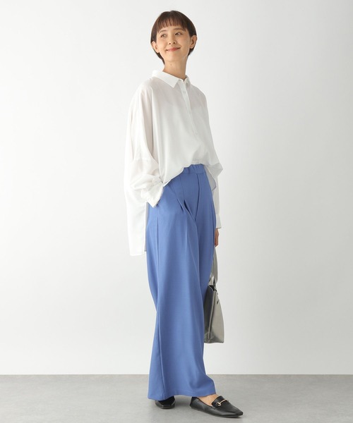 LEPSIM（レプシィム）の「タックワイドパンツ　353687（その他パンツ・レディース・ブラック/グレー/ブルー/ブラウン・FREE）」の9枚目の写真