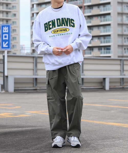 BEN DAVIS(ベンデイビス)の「【別注】【BEN DAVIS】ATHLETIC LOGO CREW SWEAT/アスレティックロゴスウェットトレーナー(スウェット・メンズ・ネイビー/グレー/ブルー/グリーン/オートミール/チャコール・MEDIUM/LARGE/X-LARGE)」の21枚目の写真