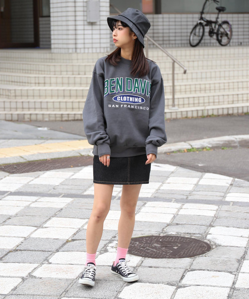 BEN DAVIS(ベンデイビス)の「【別注】【BEN DAVIS】ATHLETIC LOGO CREW SWEAT/アスレティックロゴスウェットトレーナー(スウェット・メンズ・ネイビー/グレー/ブルー/グリーン/オートミール/チャコール・MEDIUM/LARGE/X-LARGE)」の20枚目の写真