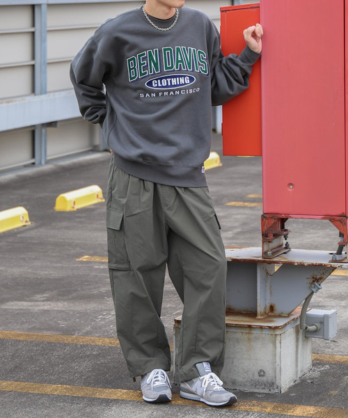 BEN DAVIS(ベンデイビス)の「【別注】【BEN DAVIS】ATHLETIC LOGO CREW SWEAT/アスレティックロゴスウェットトレーナー(スウェット・メンズ・ネイビー/グレー/ブルー/グリーン/オートミール/チャコール・MEDIUM/LARGE/X-LARGE)」の11枚目の写真