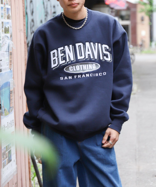 BEN DAVIS(ベンデイビス)の「【別注】【BEN DAVIS】ATHLETIC LOGO CREW SWEAT/アスレティックロゴスウェットトレーナー(スウェット・メンズ・ネイビー/グレー/ブルー/グリーン/オートミール/チャコール・MEDIUM/LARGE/X-LARGE)」の17枚目の写真