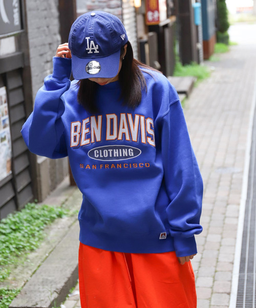 BEN DAVIS(ベンデイビス)の「【別注】【BEN DAVIS】ATHLETIC LOGO CREW SWEAT/アスレティックロゴスウェットトレーナー(スウェット・メンズ・ネイビー/グレー/ブルー/グリーン/オートミール/チャコール・MEDIUM/LARGE/X-LARGE)」の22枚目の写真
