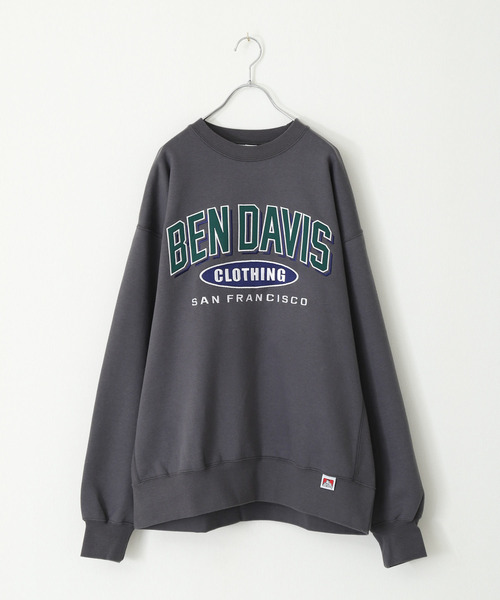 BEN DAVIS(ベンデイビス)の「【別注】【BEN DAVIS】ATHLETIC LOGO CREW SWEAT/アスレティックロゴスウェットトレーナー(スウェット・メンズ・ネイビー/グレー/ブルー/グリーン/オートミール/チャコール・MEDIUM/LARGE/X-LARGE)」の10枚目の写真