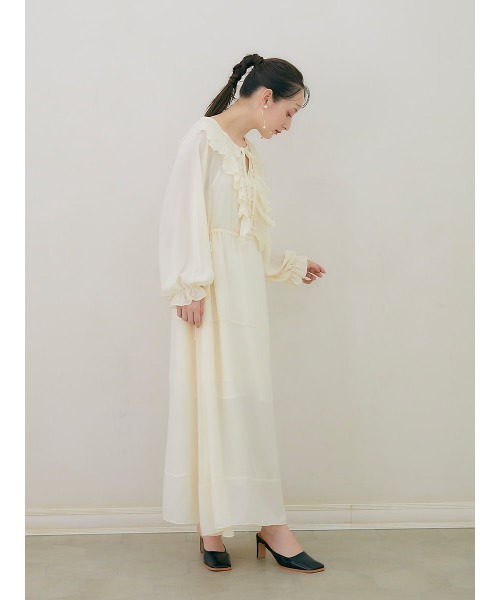 ruffle frill dress