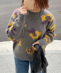 CPCM | 花柄シャギーニット(ニット/セーター)