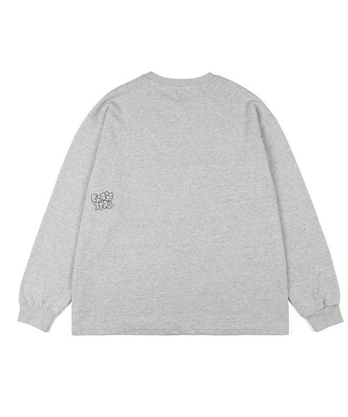 NASTY KICK（ナスティーキック）の「A'GEM/9 × .kom『NASTYKICK/NS+K/ナスティーキック』Graffiti Longsleeve/イレーズロングスリーブ（Tシャツ/カットソー・メンズ・ブラック/グレー・M/L）」の11枚目の写真