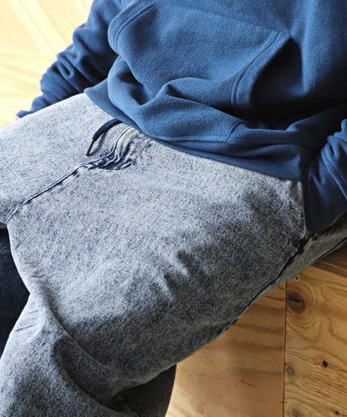 LUXSTYLE(ラグスタイル)の「極太バルーンパンツ(その他パンツ・メンズ・レオパード/ブラック/インディゴブルー・L/M)」の12枚目の写真