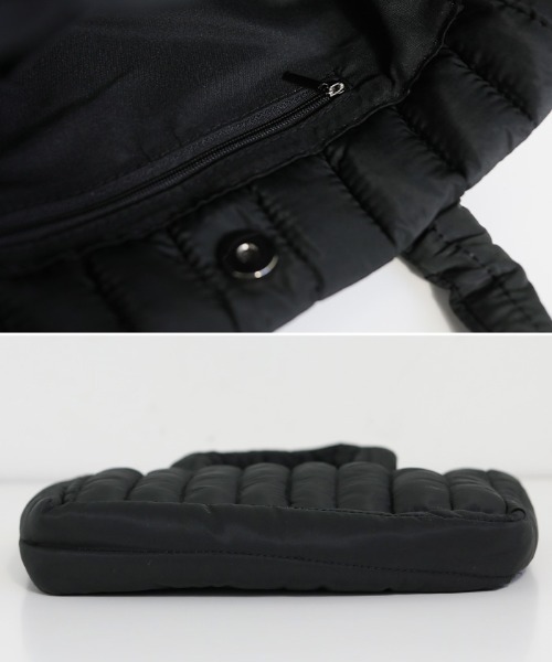 select MOCA（セレクトモカ）の「2022 AW キルティングミニバッグ（トートバッグ・レディース・ブラック/オフホワイト・FREE）」の15枚目の写真