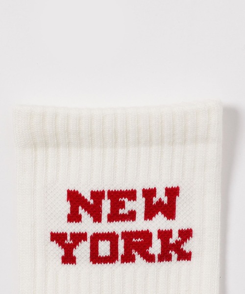 Fishs Eddy（フィッシュエディ）の「[Fishs Eddy(フィッシュエディ)]メンズロゴソックス（ソックス/靴下・メンズ・ブルー/パープル/レッド・FREE）」の7枚目の写真