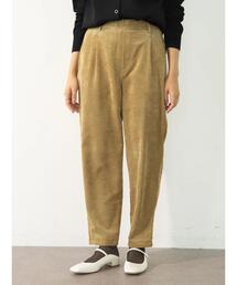 ストレッチコーデュロイテーパードパンツ