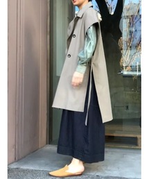 Munich | マイクロピーチコットンツイルトレンチジレ(その他アウター)