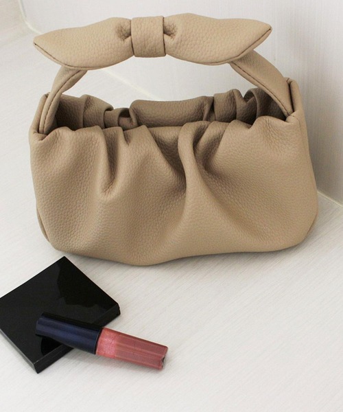 ROOTOTE(ルートート)の「ルートート/【直営店限定】LT.ベビールー.ribbonknotーA(ショルダーバッグ・レディース・ブラック/シルバー/サンドベージュ/ブルー系その他・FREE)」の3枚目の写真