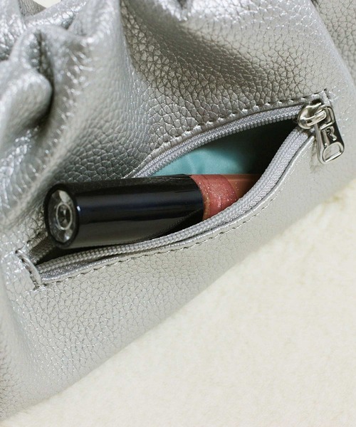 ROOTOTE(ルートート)の「ルートート/【直営店限定】LT.ベビールー.ribbonknotーA(ショルダーバッグ・レディース・ブラック/シルバー/サンドベージュ/ブルー系その他・FREE)」の9枚目の写真