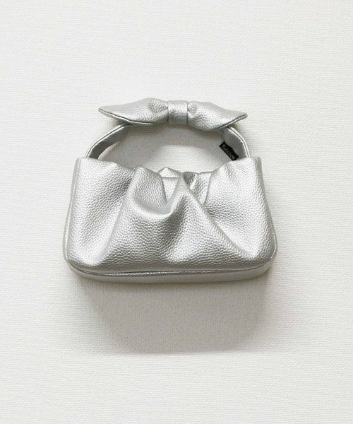 ROOTOTE(ルートート)の「ルートート/【直営店限定】LT.ベビールー.ribbonknotーA(ショルダーバッグ・レディース・ブラック/シルバー/サンドベージュ/ブルー系その他・FREE)」の5枚目の写真
