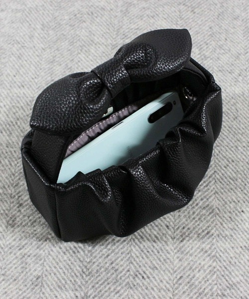 ROOTOTE(ルートート)の「ルートート/【直営店限定】LT.ベビールー.ribbonknotーA(ショルダーバッグ・レディース・ブラック/シルバー/サンドベージュ/ブルー系その他・FREE)」の14枚目の写真