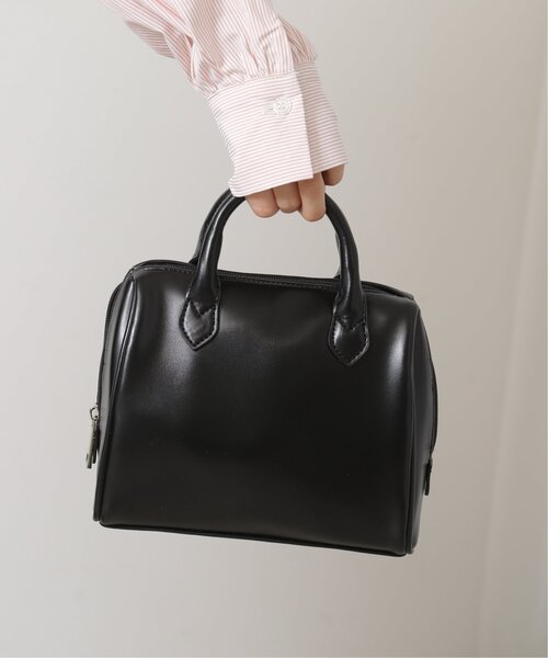 RAY CASSIN（レイカズン）の「スクエア2WAYボストン（ボストンバッグ・レディース・ブラック/シルバー/キナリ・FREE）」の10枚目の写真