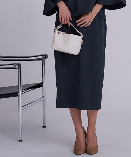 UR'S(ユアーズ)の「ペンシルタイトスカート(スカート・レディース・ブラック/グレイッシュベージュ/ダークネイビー・S/M/L)」の16枚目の写真