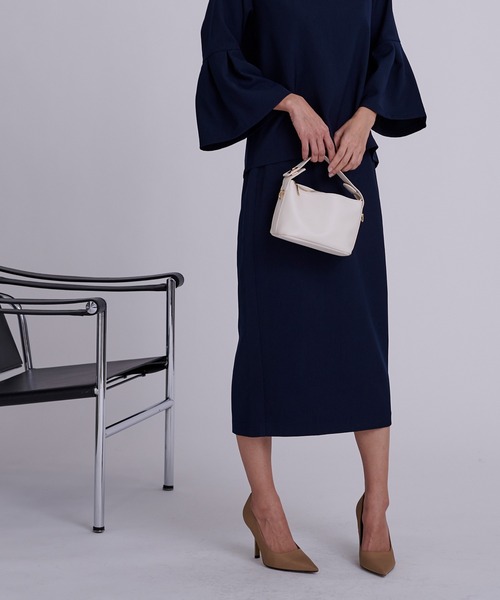 UR'S(ユアーズ)の「ペンシルタイトスカート(スカート・レディース・ブラック/グレイッシュベージュ/ダークネイビー・S/M/L)」の5枚目の写真