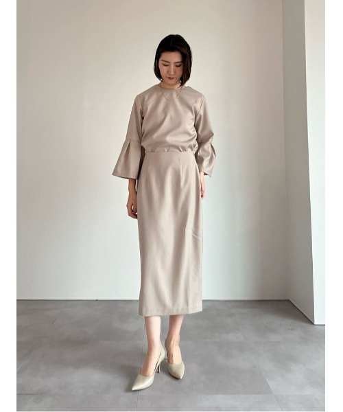 UR'S(ユアーズ)の「ペンシルタイトスカート(スカート・レディース・ブラック/グレイッシュベージュ/ダークネイビー・S/M/L)」の11枚目の写真