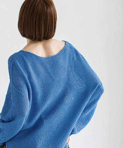 セール】《追加》ペーパーヤーンカノコ Back Vプルオーバー