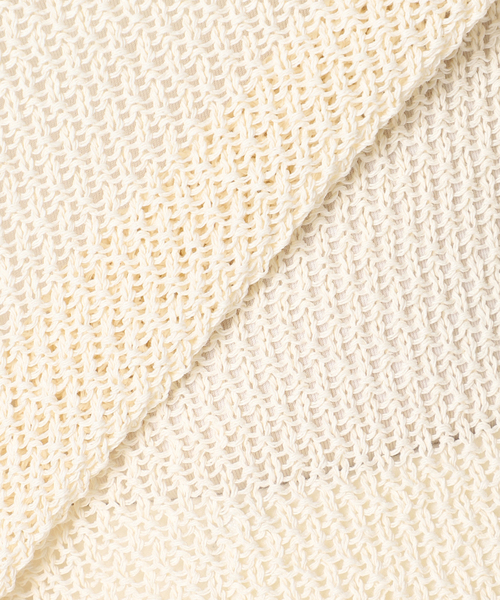 NOBLE ペーパーヤーンカノコBACK V プルオーバー 新宿店限定ブラウン