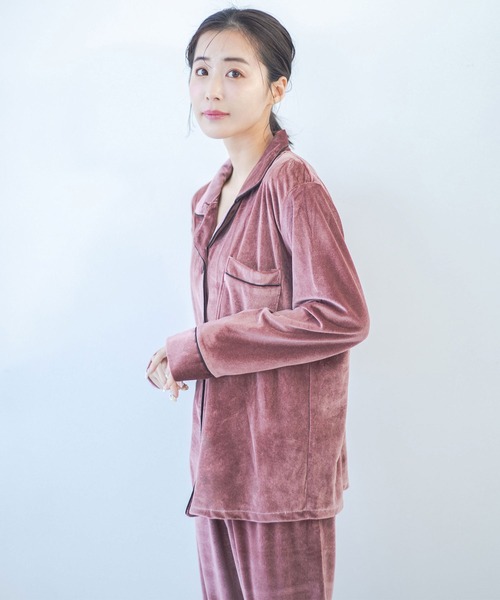 qumerry.（キュメリ）の「ベロアルームウェアセットアップ