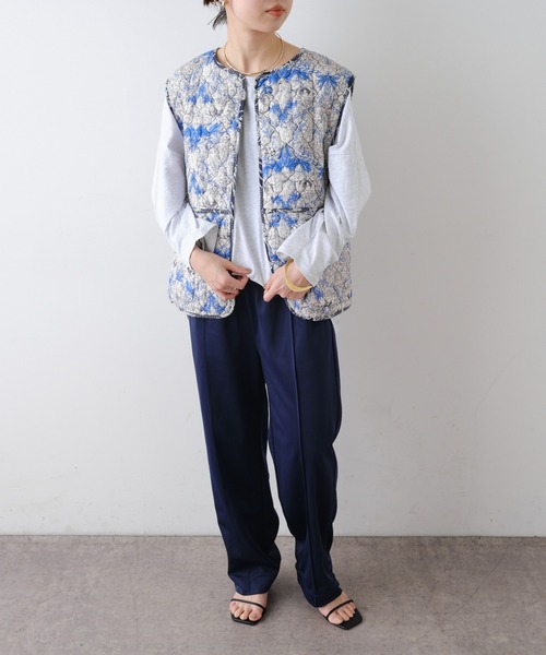 Omekashi（オメカシ）の「ジャージースラックス（その他パンツ・レディース・ブラック/ネイビー・FREE）」の16枚目の写真