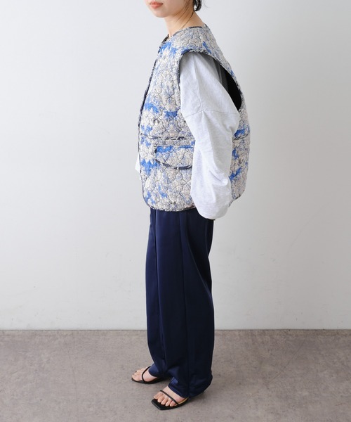 Omekashi（オメカシ）の「ジャージースラックス（その他パンツ・レディース・ブラック/ネイビー・FREE）」の18枚目の写真