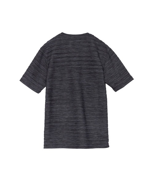 HIGH STREET（ハイストリート）の「HIGH STREET∴タックカノコボーダーVネックカットソー（Tシャツ/カットソー・メンズ・ホワイト/ブラック/ブルー・L/LL/M）」の6枚目の写真