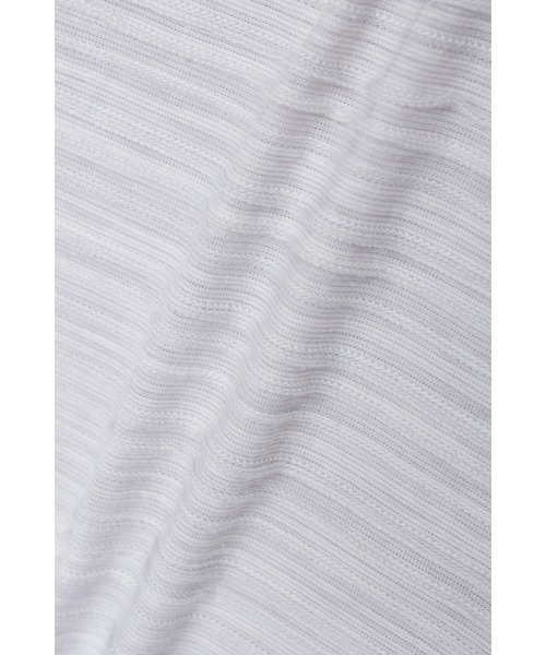 HIGH STREET（ハイストリート）の「HIGH STREET∴タックカノコボーダーVネックカットソー（Tシャツ/カットソー・メンズ・ホワイト/ブラック/ブルー・L/LL/M）」の11枚目の写真