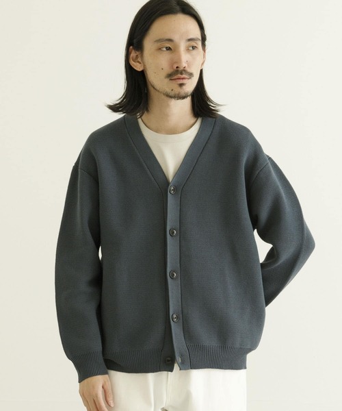 URBAN RESEARCH（アーバンリサーチ）の「ミラノリブVネックカーディガン（カーディガン/ボレロ・メンズ・グレー/ライトグレー/イエロー系その他/グレー系その他・MEDIUM/LARGE/X-LARGE）」の16枚目の写真