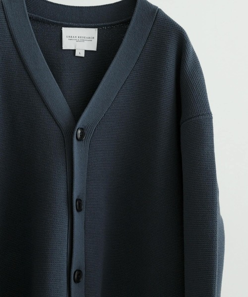 URBAN RESEARCH（アーバンリサーチ）の「ミラノリブVネックカーディガン（カーディガン/ボレロ・メンズ・グレー/ライトグレー/イエロー系その他/グレー系その他・MEDIUM/LARGE/X-LARGE）」の12枚目の写真