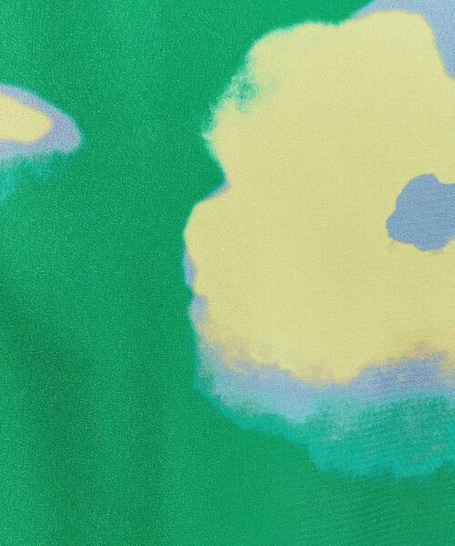 BEAUTY&YOUTH UNITED ARROWS（ビューティーアンドユースユナイテッドアローズ）の「【WEB限定】ぼかしフラワープリント キャミソールスカート -ウォッシャブル-（スカート・レディース・ブラック/ケリー・FREE）」の7枚目の写真