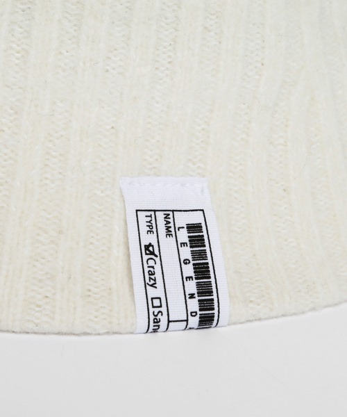 LEGENDA(レジェンダ)の「レジェンダ ブラッシュド バスク ウール ラウンドハット / LEGENDA Brushed Basque Wool Round Hat(ハット・メンズ・オフホワイト/ブラック・FREE)」の12枚目の写真