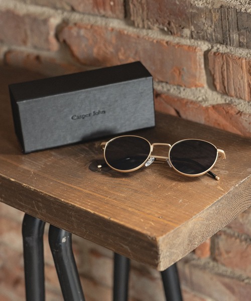 CASPER JOHN（キャスパージョン）の「Boston sunglasses/ボストンサングラス（サングラス・メンズ・ゴールド/ブラック/シルバー・FREE）」の3枚目の写真