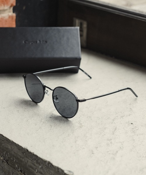 CASPER JOHN（キャスパージョン）の「Boston sunglasses/ボストンサングラス（サングラス・メンズ・ゴールド/ブラック/シルバー・FREE）」の7枚目の写真