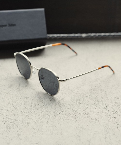 CASPER JOHN（キャスパージョン）の「Boston sunglasses/ボストンサングラス（サングラス・メンズ・ゴールド/ブラック/シルバー・FREE）」の6枚目の写真