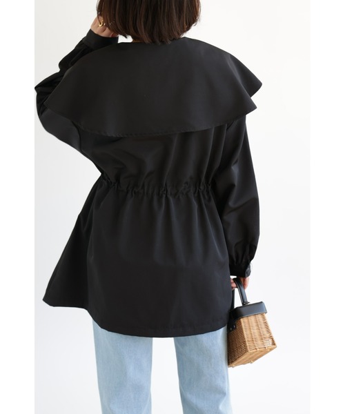 &. NOSTALGIA(アンドドットノスタルジア)の「【ZOZO限定】ビッグカラーマウンテンパーカー(マウンテンパーカー・レディース・カーキ/ブラック・FREE)」の7枚目の写真