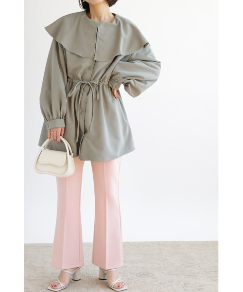 &. NOSTALGIA(アンドドットノスタルジア)の「【ZOZO限定】ビッグカラーマウンテンパーカー(マウンテンパーカー・レディース・カーキ/ブラック・FREE)」の10枚目の写真