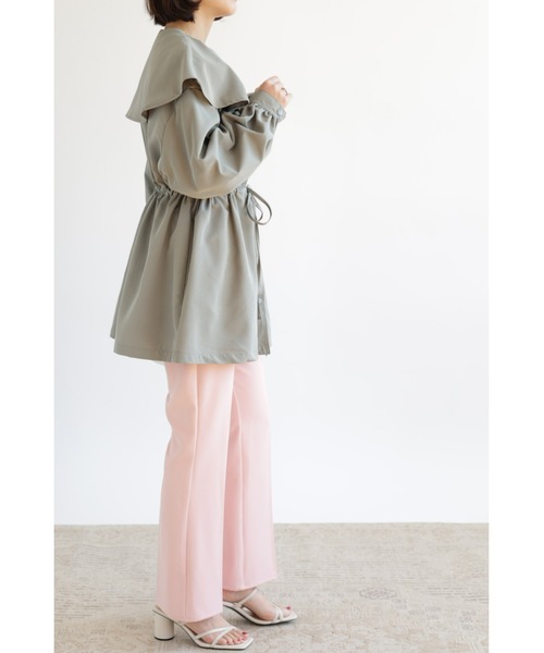 &. NOSTALGIA(アンドドットノスタルジア)の「【ZOZO限定】ビッグカラーマウンテンパーカー(マウンテンパーカー・レディース・カーキ/ブラック・FREE)」の11枚目の写真