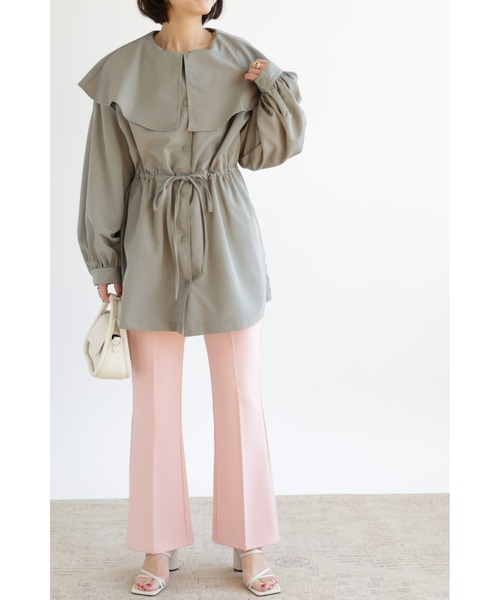 &. NOSTALGIA(アンドドットノスタルジア)の「【ZOZO限定】ビッグカラーマウンテンパーカー(マウンテンパーカー・レディース・カーキ/ブラック・FREE)」の14枚目の写真